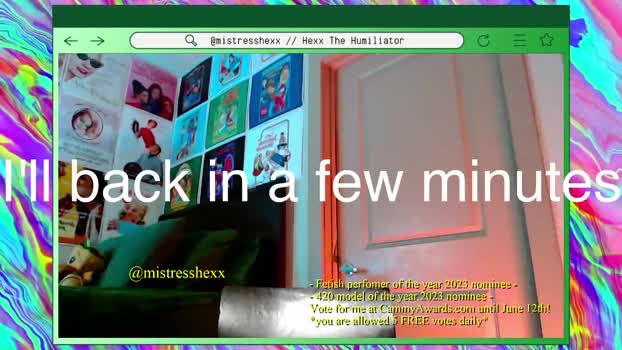 mistresshexx  25-05-2023 toy Females