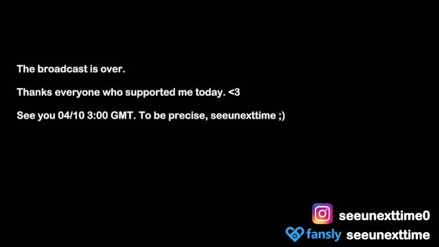 seeunexttime 02-10-2025 Video Female