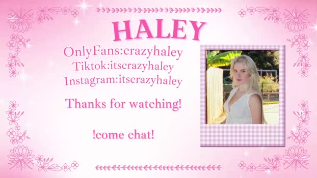 haleycrazy 17-11-2025 fingers Female