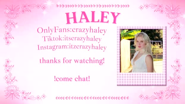 haleycrazy 01-12-2025 kissing Female
