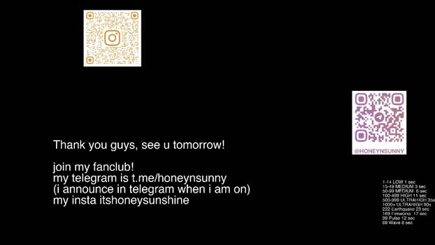 honey_sunshine 17-01-2026 Webcam Female
