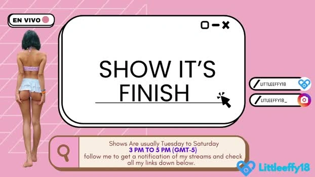 little_effy18_ 19-05-2026 Live Webcam playtime kiss