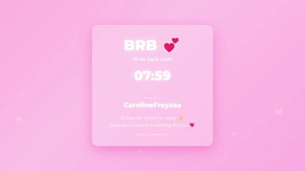 carolinafreixxa 26-06-2026 Live Webcam prettyface fuckme