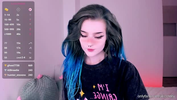 alicentity 01-07-2026 Live Webcam kissing playtime